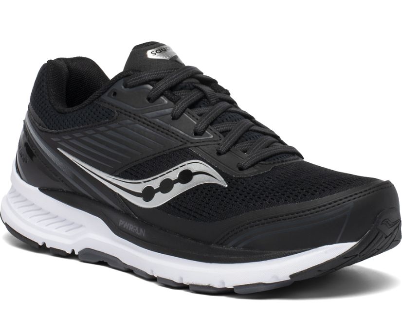 Women's Saucony Echelon 8 Running Shoes Black / White | Singapore 101VRWD